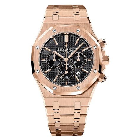 18k rose gold audemars piguet royal oak chronograph